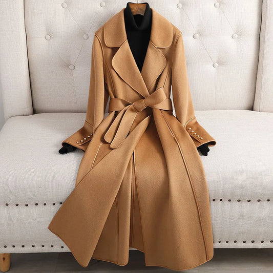 Aspen | Winter Women’s Trench Coat with Belt