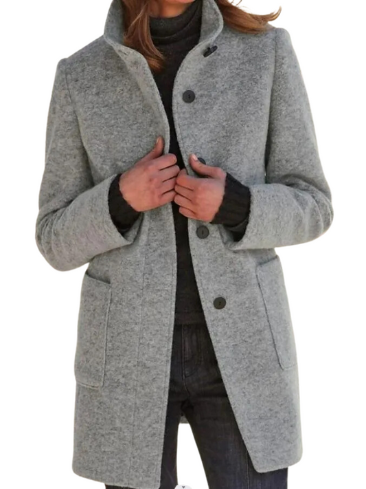 Naomi | Women's Winter Coat with Button Front