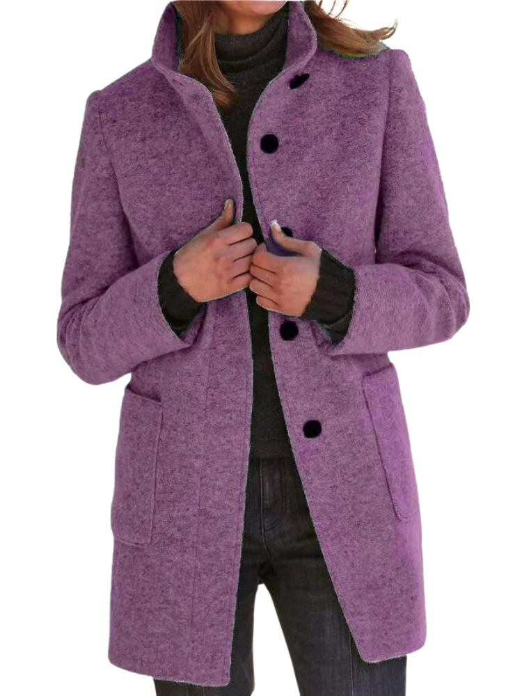 Naomi | Women's Winter Coat with Button Front