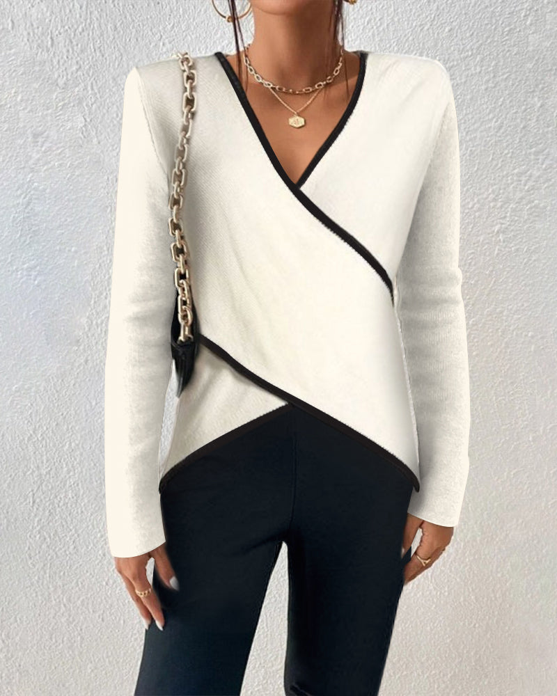 Nicole | Women's Winter Sweater with Wrap Detail