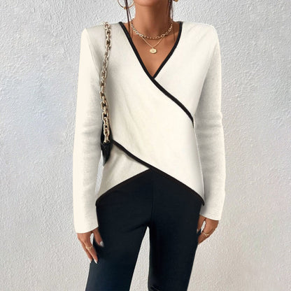 Nicole | Women's Winter Sweater with Wrap Detail